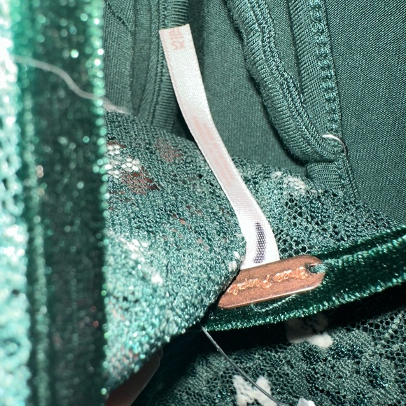 NWOT FREE PEOPLE SHEER DELIGHT MINI DRESS - Picture 4 of 6